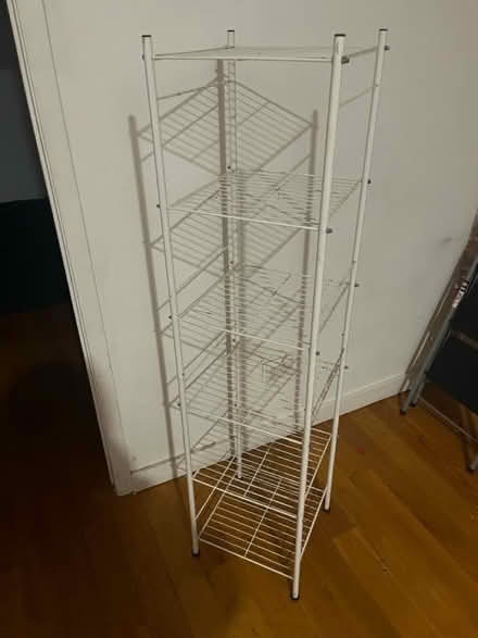 Photo of free White Wire Shelving Unit (Morningside Heights) #3