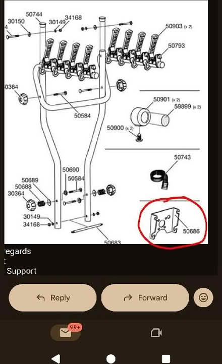 Photo of free 4 bike Thule bike rack (missing a part) (Cutteslowe OX2) #3