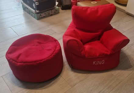 Photo of free Small child's armchair & foot stool (Homerton E9) #1