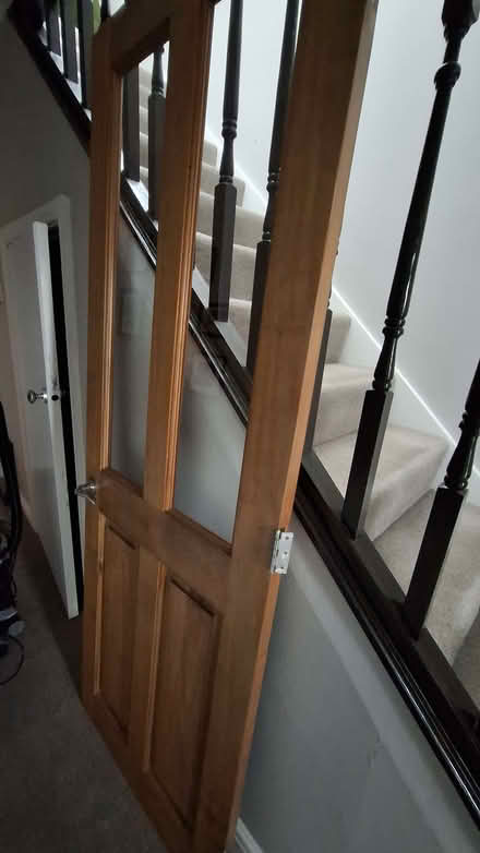 Photo of free Pine internal double doors glazed (Appleby-in-Westmorland CA16) #2