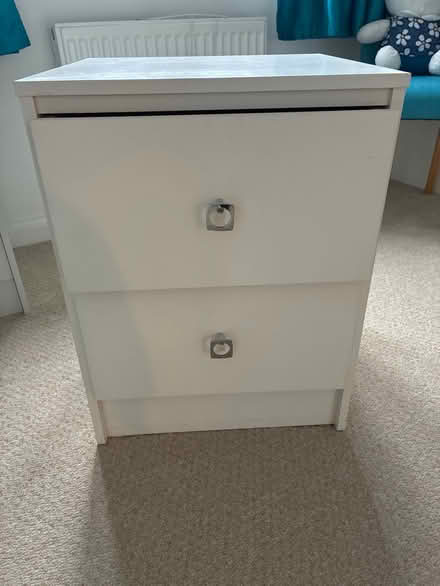 Photo of free 2 drawer small unit. Bedside (Chippenham SN15) #1