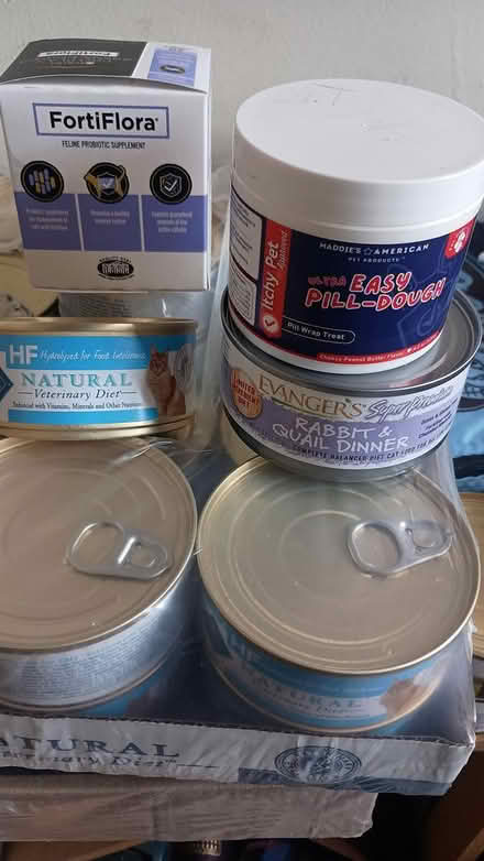 Photo of free Asstd. Cat food & supplies (Norwood) #1