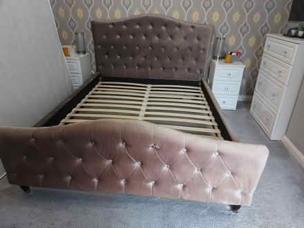 Photo of free King size bed frame (warrington wa1) #1