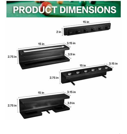 Photo of free Billiards Pool Cue Ball Wall Holder (Near Mooseheart 60510) #2