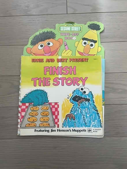 Photo of free Vintage Sesame Street activity book (Kennedy/16th in Markham) #1