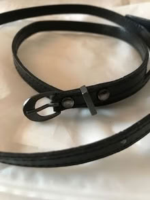 Photo of free Skinny black belt - retro - small (Liverpool) #1