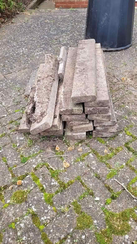 Photo of free Concrete round edged garden edging (Turves Green B31) #3