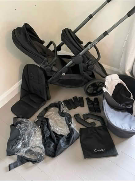 Photo of free I candy double pram (Spark Bridge) #1