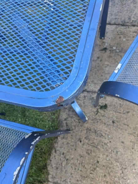 Photo of free Metal patio table table & chairs (Wolverhampton WV10) #4
