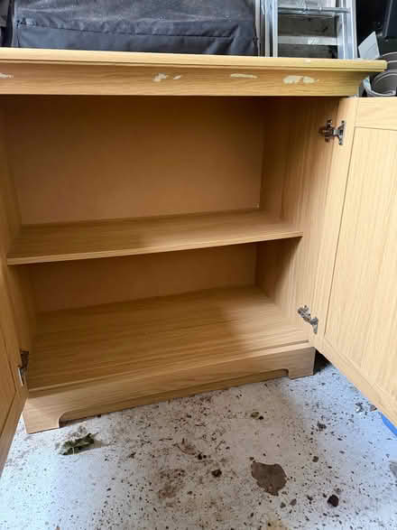 Photo of free Small side board light oak effect (Aldrington BN3) #3