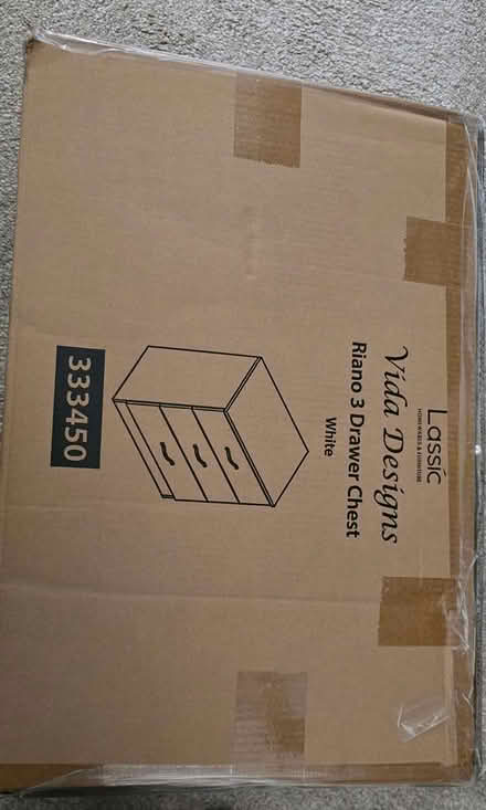 Photo of free 3-drawer bedside unit (Broadway, Fleetwood FY7 8HF) #2