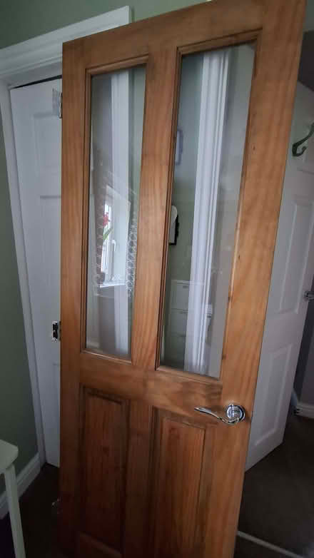 Photo of free Pine internal double doors glazed (Appleby-in-Westmorland CA16) #1