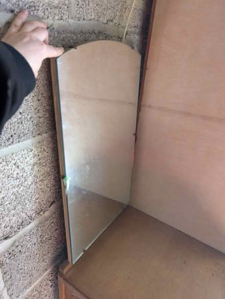 Photo of free Wooden wardrobe with mirror (Glastonbury BA6) #2