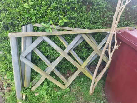 Photo of free Wood/broken fence (Chichester PO19) #1