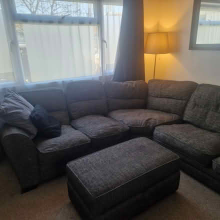 Photo of free Corner sofa and pouffe (CR0) #3