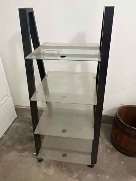 Photo of free Glass shelf entertainment unit (La Cañada) #1