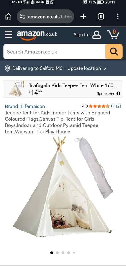 Photo of free Kids teepee (Bramley LS13) #1