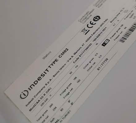 Photo of free Indesit Black Fridge Freezer (NW3 London) #3