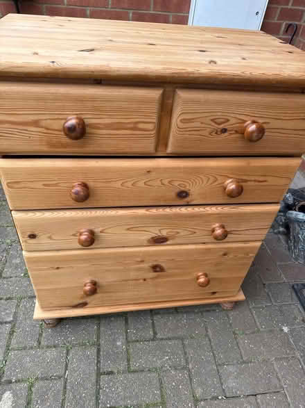 Photo of free Solid pine chest of drawers (Foxholes SG13) #1