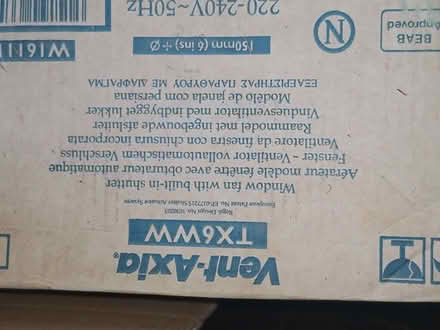 Photo of free Window fan with shutter - new in box (Dalston E8) #2