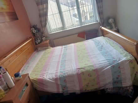 Photo of free King size wooden bed (Greengate OL16) #1