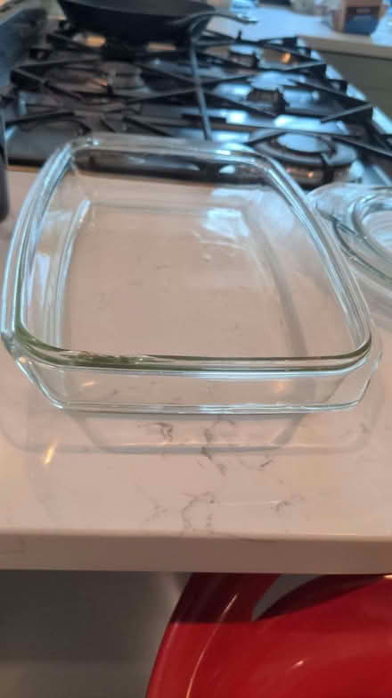 Photo of free Pyrex lids and pie dish (Lake End SL6) #1