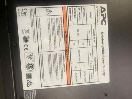 Photo of free APC SRT5KRMXLI Smart-UPS On-Line (W1K 6DJ) #1