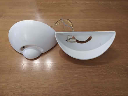 Photo of free 2 plaster wall uplighters. (Glebe Estate UB10) #1