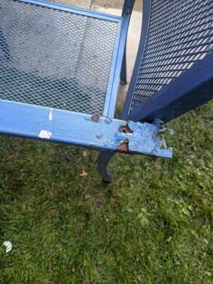 Photo of free Metal patio table table & chairs (Wolverhampton WV10) #3