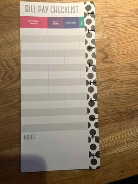 Photo of free Happy Planner Budgeting Inserts (Strawberry Mansion) #2