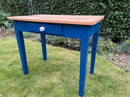 Photo of free Vintage wooden desk (Bath BA2 near Bath City Farm) #2