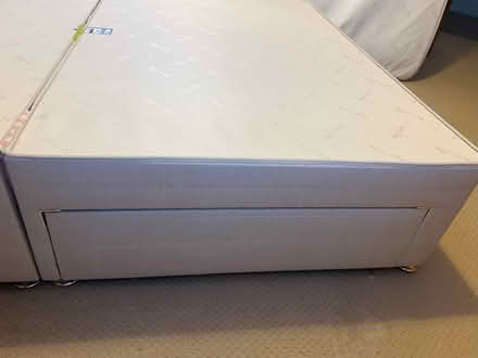 Photo of free King Size Divan base and headboard (Newport Pagnell MK16) #2