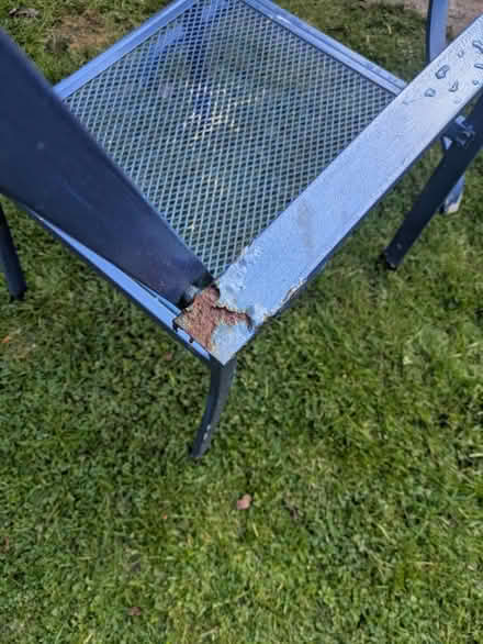 Photo of free Metal patio table table & chairs (Wolverhampton WV10) #2
