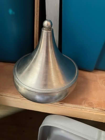 Photo of free silver container, strips of silk (Mill Valley) #3