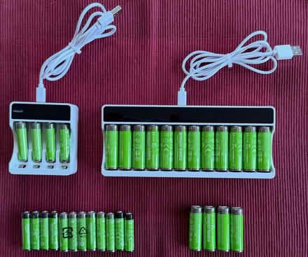 Photo of free Rechargeable batteries and chargers (Wilstone HP23) #1
