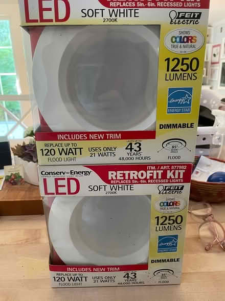 Photo of free Two new retro fit pot lights (San Anselmo) #1