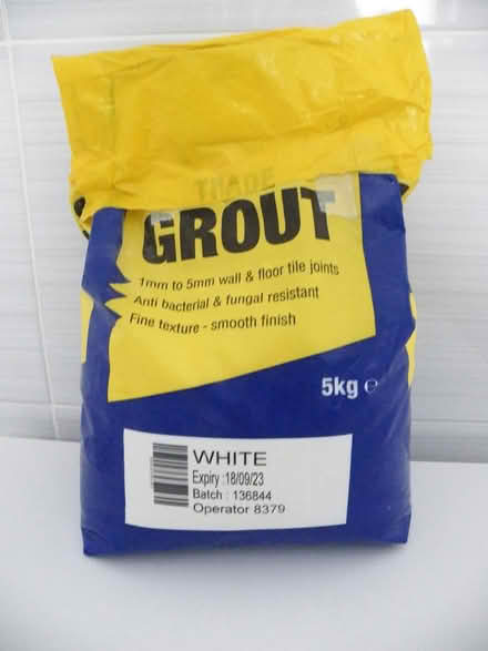Photo of free White Grout (Wigston) #1