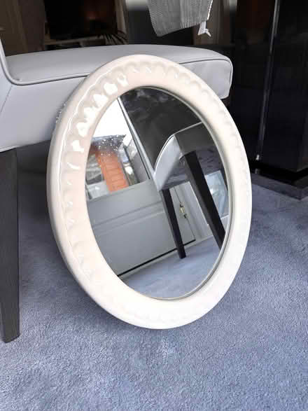 Photo of free Cream porcelain mirror (Prescot) #2