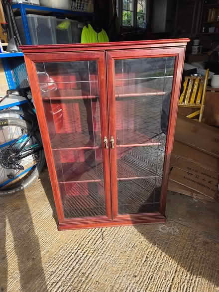 Photo of free Mahogany Display Cabinet (Heatherside GU15) #1