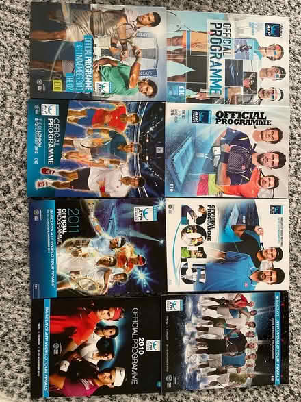 Photo of free ATP World Tour Final programs (Halewood) #1
