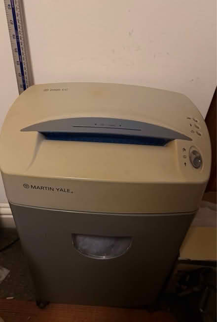 Photo of free Office cross cut shredder (Southsea PO5) #2