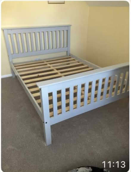 Photo of free Double bed frame (CO2 abbey field) #1