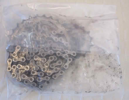 Photo of free Shimano CS HG-500-10 10-speed cassette & chain - little used (Kingsway) #2