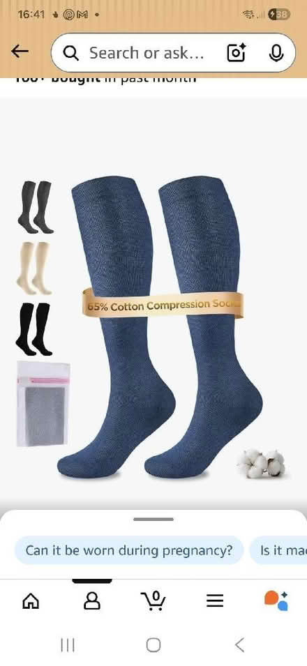 Photo of free Size 3-5 Flight Socks (blue) (Far Banks PR9) #1