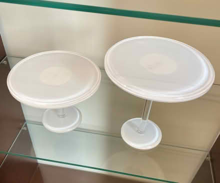 Photo of free white display stands (Downtown) #2