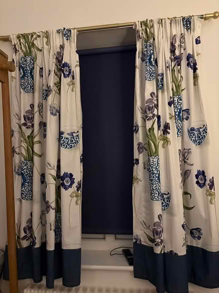 Photo of free Bedroom curtains and Rod (Haslemere GU27) #1