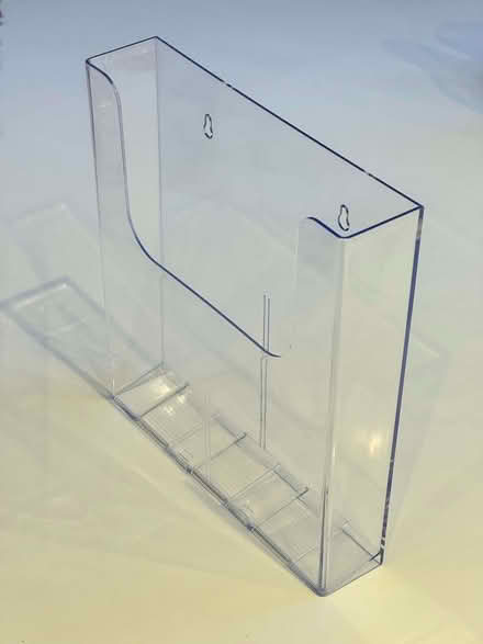 Photo of free Wall-mounted A4 leaflet/menu/card holders x4 (Muswell Hill N10) #1