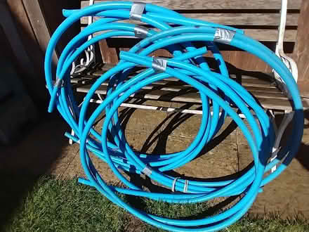 Photo of free Blue plastic water pipe (Presteigne LD8) #2