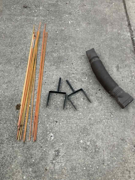 Photo of free Stakes and gutter extender (Winnetka) #1