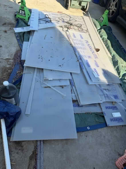 Photo of free Polycarbonate (Garden road Poway ca) #1